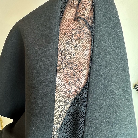 LULU’S Limo Ride Black Lace Bodycon Midi Dress Size XL EUC - Picture 11 of 12